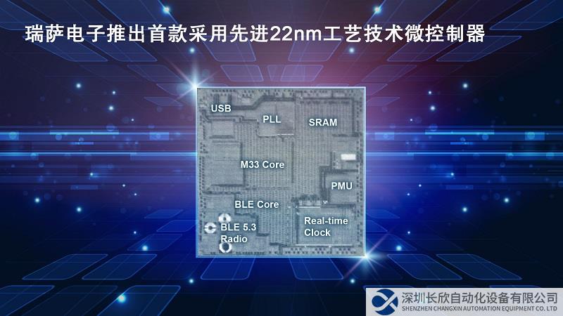 瑞萨电子发布首颗22纳米微控制器样片